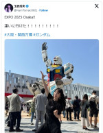 『ガンダムSEED』主題歌でブレイクの美人歌手、ガンダムパビリオンに登場「逢いに行けた！！」