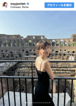 May J.旅行で滞在したイタリアでの記念ショットを多数披露　※「May J.」インスタグラム