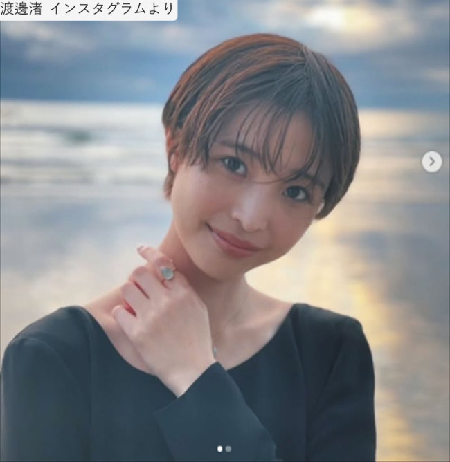 渡邊渚、ソロショット ※「渡邊渚」インスタグラム
