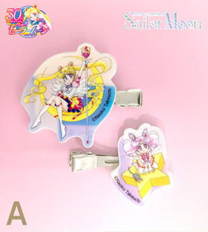 ローソン限定『セーラームーン』グッズ登場！　セーラー戦士の「前髪クリップ」など全3品