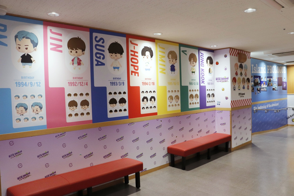 『BTS Island：インザソム』コラボ装飾された「スシロー」新宿三丁目店の様子＿20250627