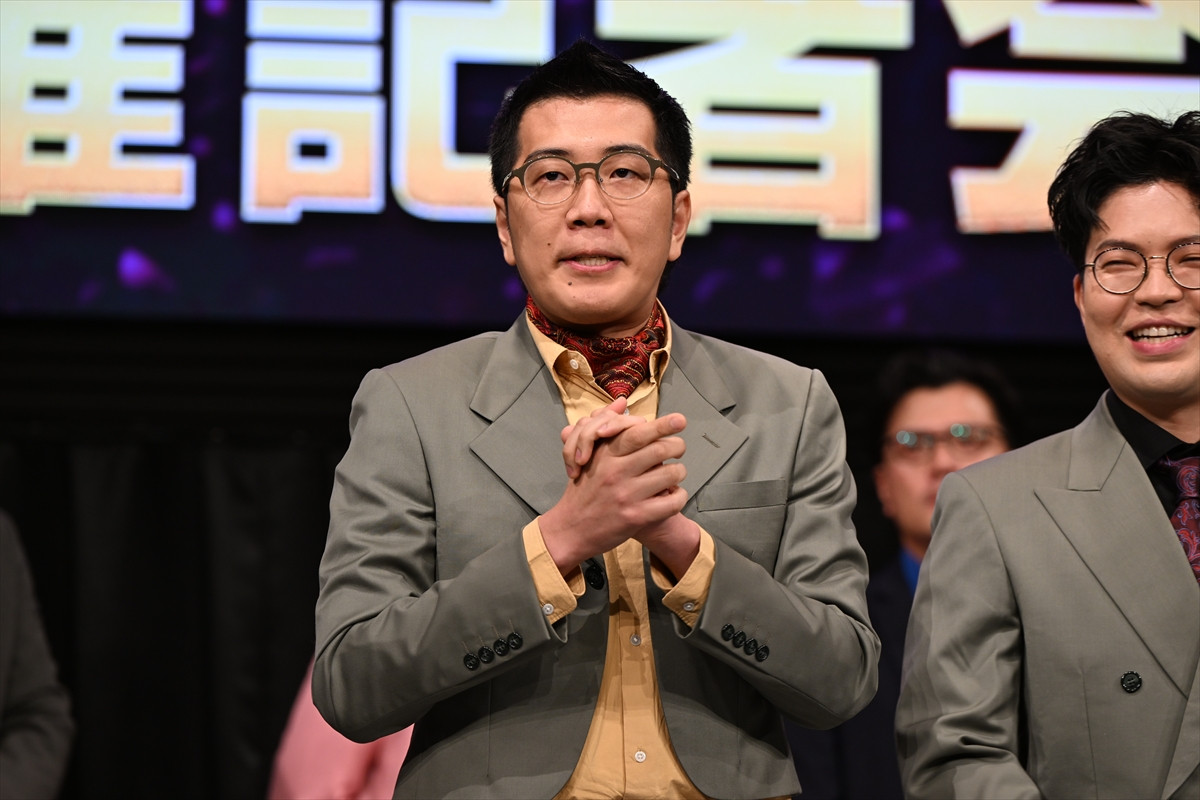 令和ロマンがコンビで記者会見に登場　ちょんまげラーメンはラストイヤーへの思いを語る　『M-1グランプリ2025』会見