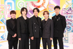 土曜プレミアム『BABA抜き最弱王決定戦 2025夏』に参戦する（左から）大橋和也、玉森裕太、相葉雅紀、山田涼介、藤井流星