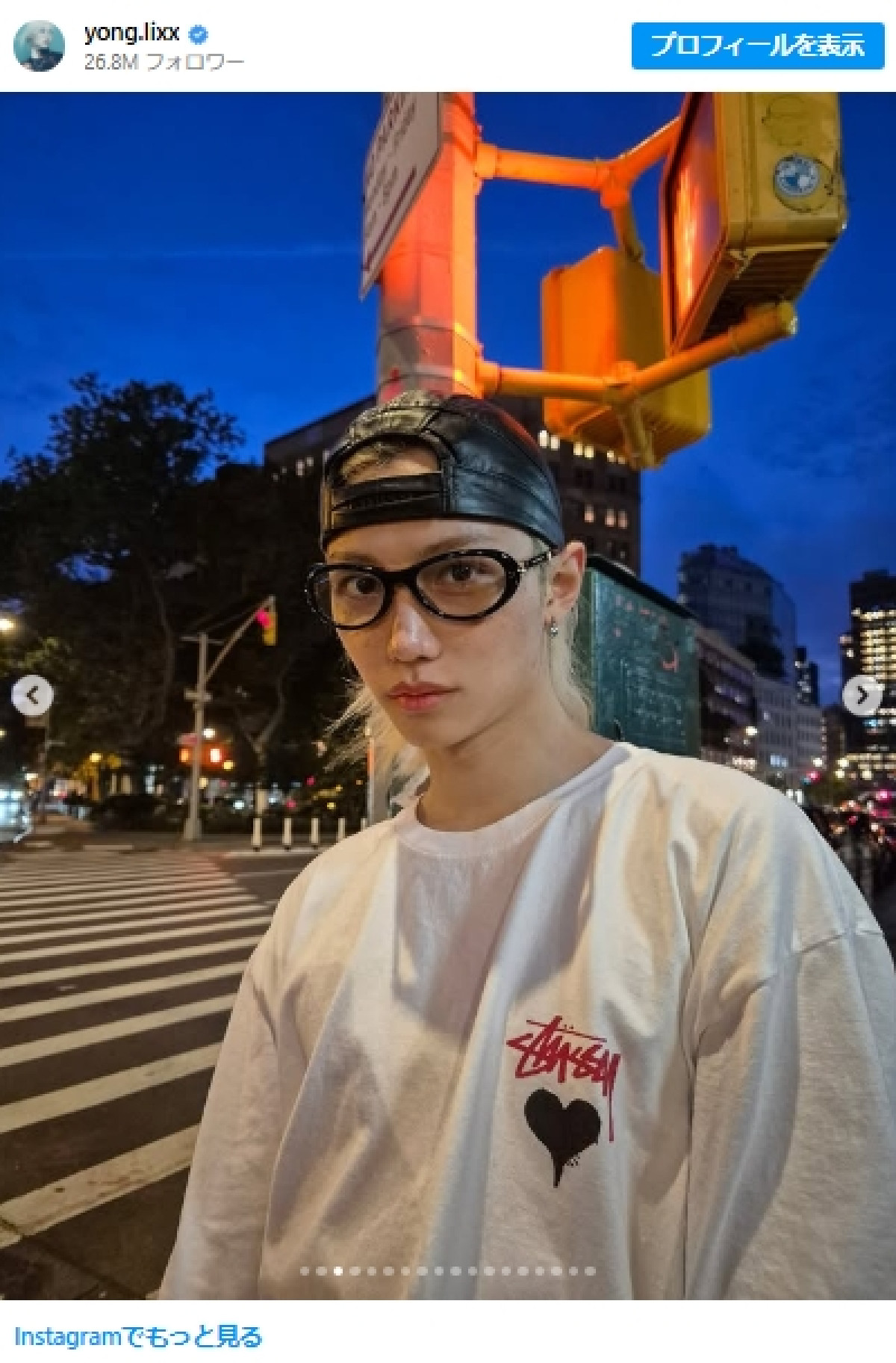 Stray Kids Felix、「ゴンチャ」片手にNY_20250623