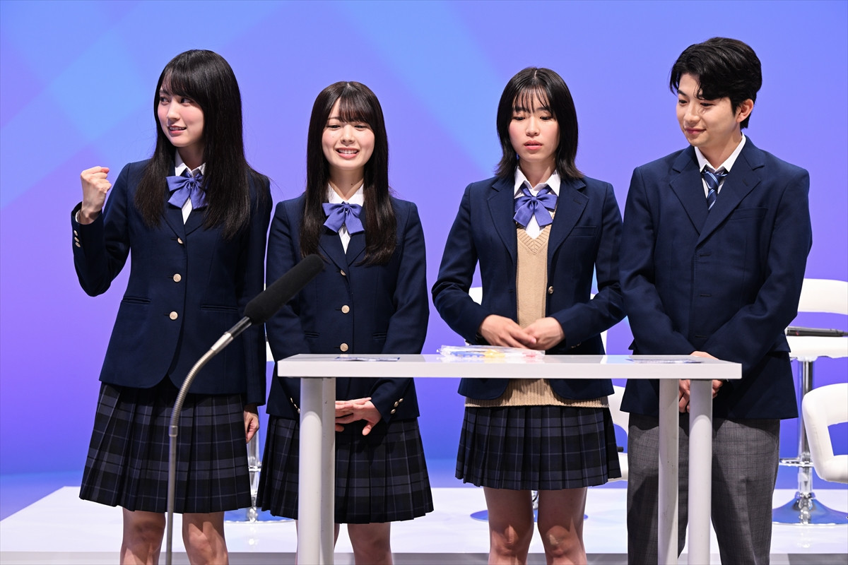 乃木坂46・賀喜遥⾹＆筒井あやめ、制服姿で登場　W主演ドラマで青春を感じる
