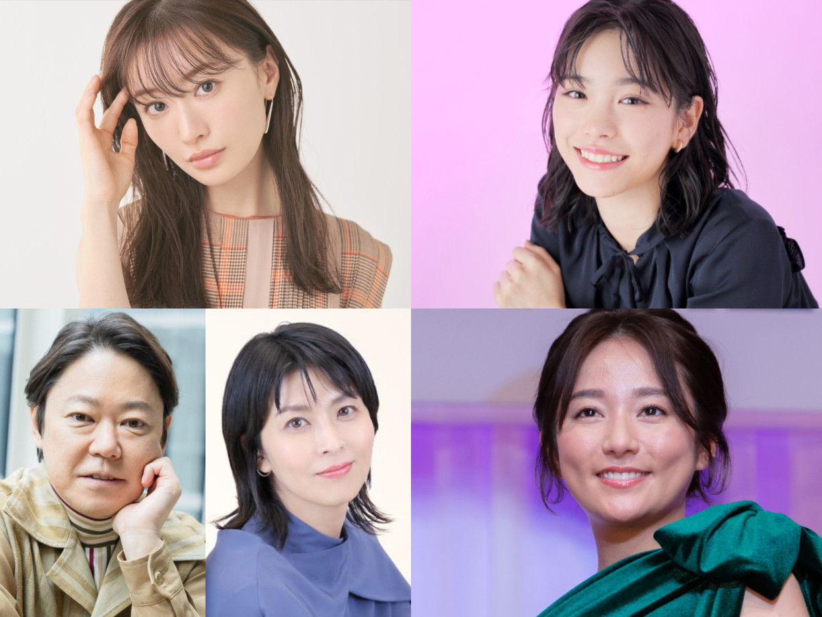 2025年夏ドラマを彩るメインキャスト陣(左上から時計回りで松本まりか、當真あみ、木村文乃、松たか子、阿部サダヲ)