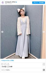 “耳”が生えた矢口真里 ※「矢口真里」インスタグラム