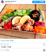 渡辺美奈代、手作りの定番弁当　※「渡辺美奈代」インスタグラム