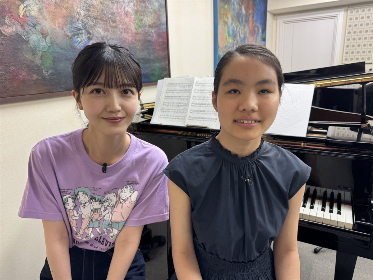 『24時間テレビ48』乃木坂46・久保史緒里が視覚障がいの少女とピアノ連弾に挑戦！