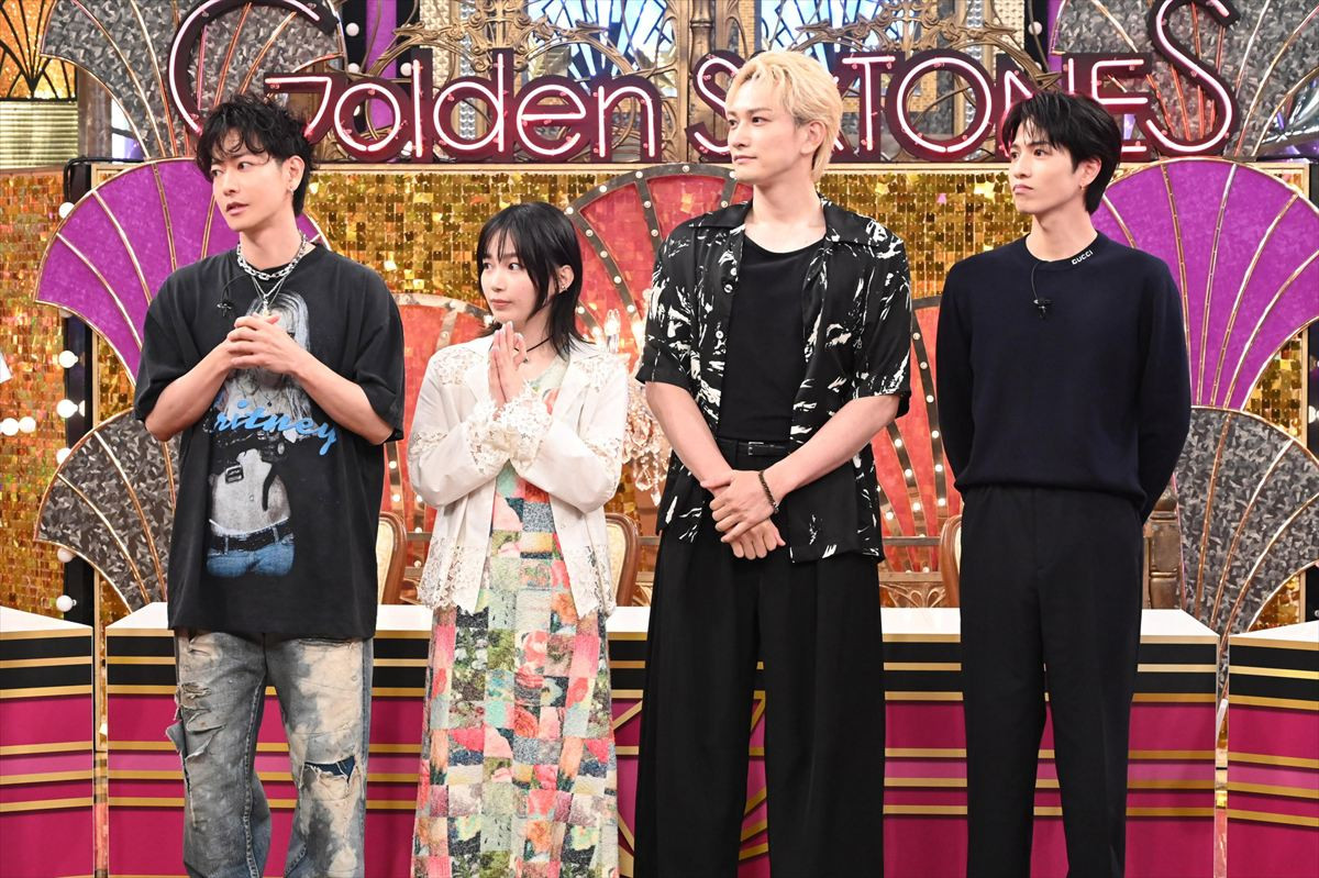 佐藤健率いるバンド・TENBLANK、バラエティー初登場！　今夜の『Golden SixTONES』
