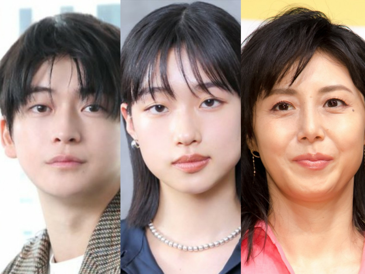 (左から)高橋文哉、河合優実、松嶋菜々子