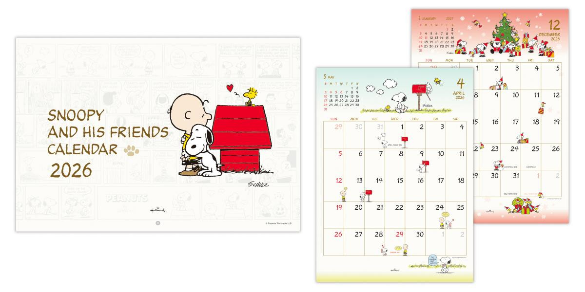 250805『Peanuts』2026年版カレンダー＆ダイアリー