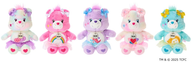 ケアベア　ILLIT 原宿　ぬいぐるみ　キーホルダー　袋　Care Bears Care Bears™（ケアベア）×ILLIT（アイリット）コラボ!ラフォーレ