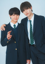 ドラマ『修学旅行で仲良くないグループに入りました』ダブル主演（左から）藤本洸大、簡秀吉