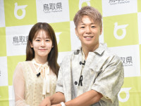 「とっとり梨フェア」メディア取材会の様子