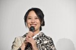映画『オオムタアツシの青春』公開記念舞台あいさつに登壇した林田麻里