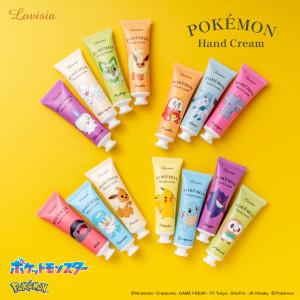 『ポケモン』×「Lovisia」30種類のハンドクリームが新登場！　ゼニガメやニャオハなども仲間入り