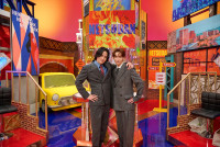 『ネツダン』MCの（左から）菊池風磨、渡辺翔太