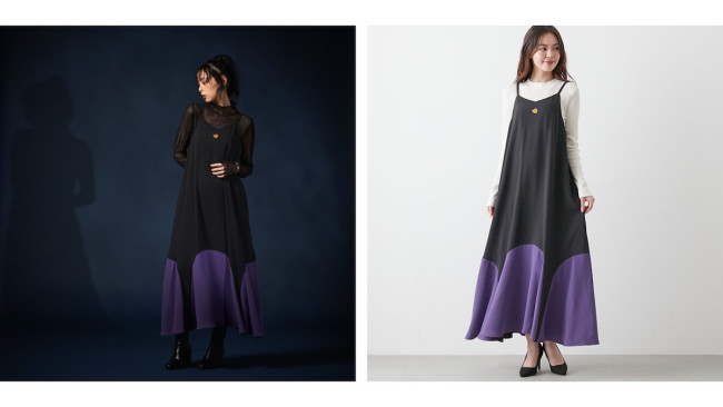 マントドレスワンピース「マレフィセント」L ベルメゾン ディズニー プレゼントキャンペーン開催中】 マントドレスワンピース