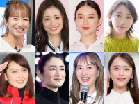 （左上から時計回りで）辻希美、上戸彩、武井咲、杏、近藤千尋、藤本美貴、小雪、加藤夏希