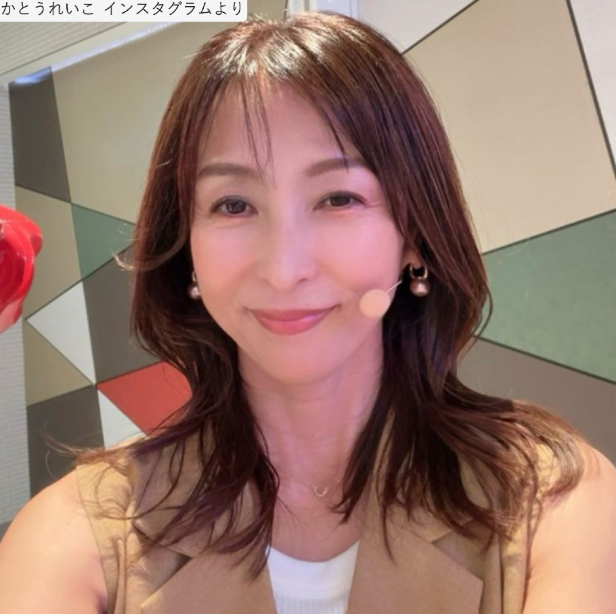 かとうれいこ、ソロショット　※「かとうれいこ」インスタグラム