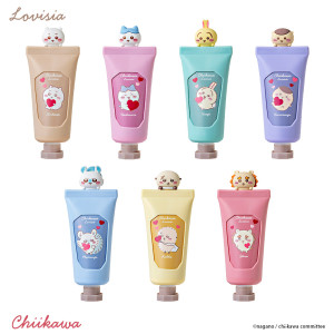 ちいかわたちが“ちょこん”と乗ったハンドクリーム新登場！　しっぽがかわいい“後ろ姿”にもこだわり