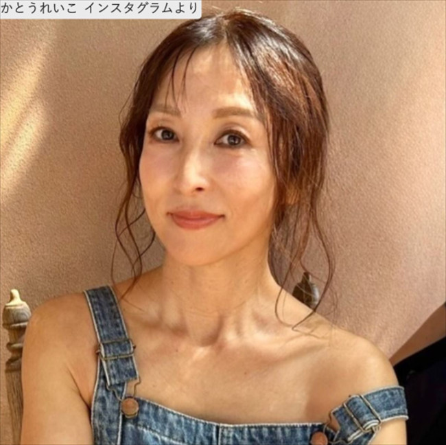 かとうれいこ、ソロショット ※「かとうれいこ」インスタグラム