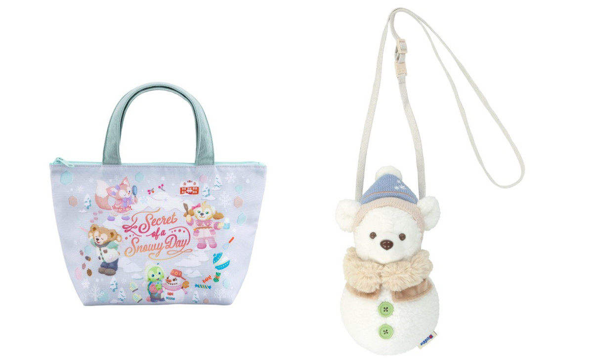TDS“ダッフィー＆フレンズ”の新スーベニア＆グッズが登場へ！　雪だるまバッグなど冬らしいデザイン