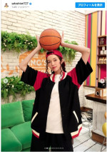 再現度高すぎ! 佐藤栞里が扮した『スラダン』彩子さん ※「佐藤栞里」インスタグラム