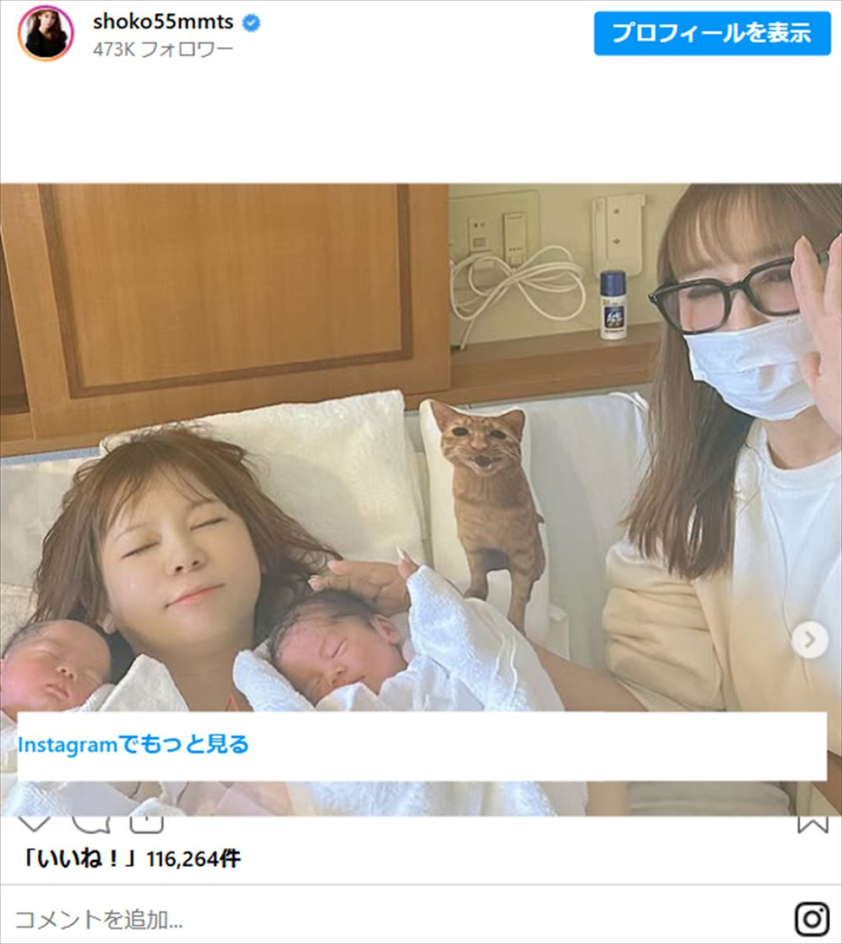 中川翔子、「初登場の夫です」と紹介　幸せあふれる空間に絶賛の声