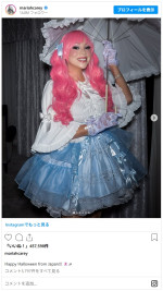 来日中にハロウィンコスプレを披露　※「マライア・キャリー」インスタグラム
