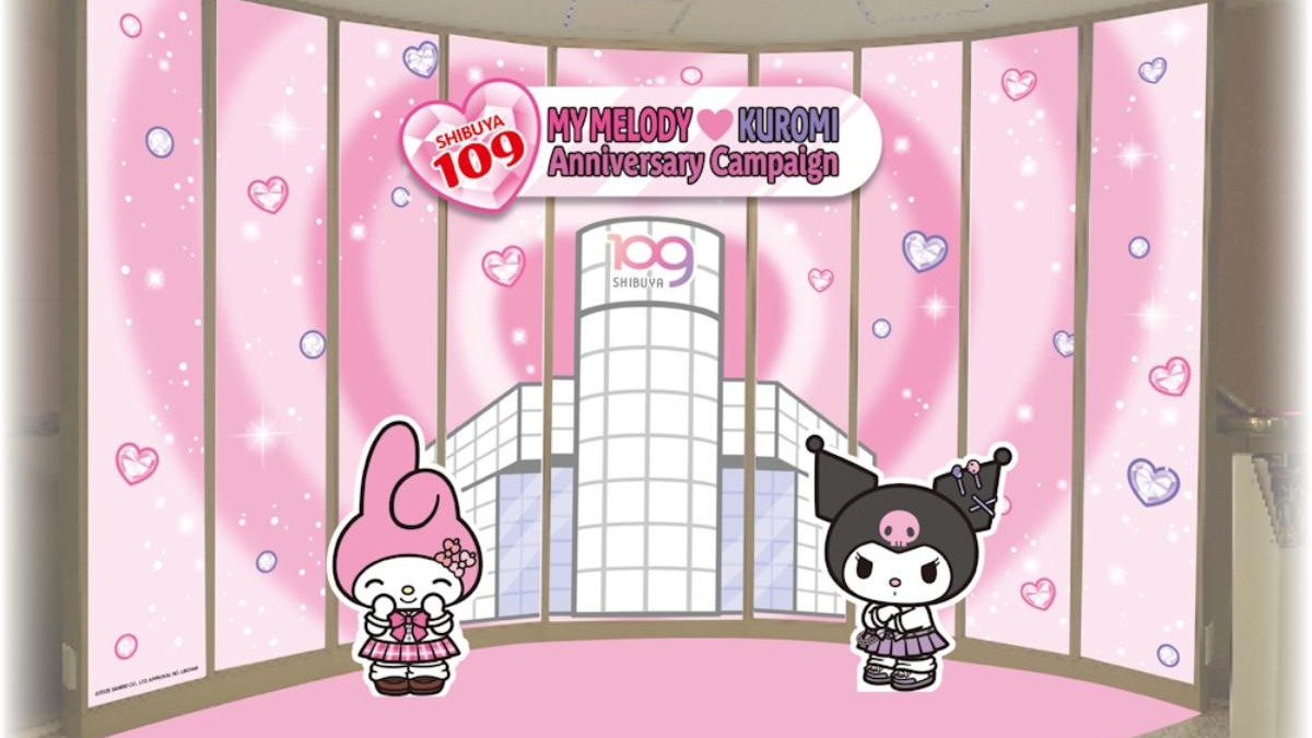 マイメロディ＆クロミが平成ギャルに！ SHIBUYA109で“体験型