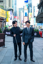 スペシャルドラマ『ラストマン－全盲の捜査官－ FAKE／TRUTH』、福山雅治＆大泉洋NYロケオフショット