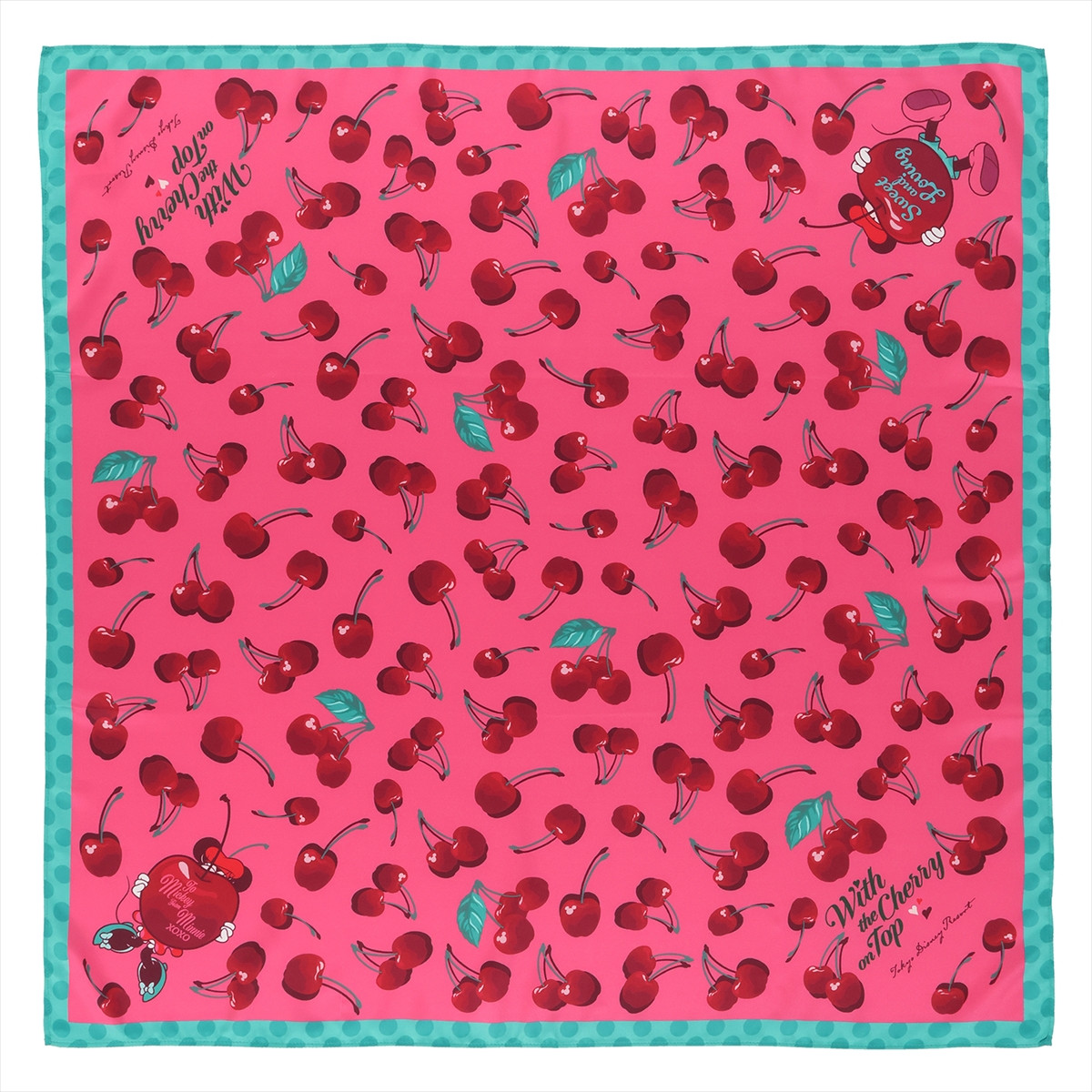 20251223_ケーキにさくらんぼを飾るミニーマウスがデザインされた大人かわいいグッズ