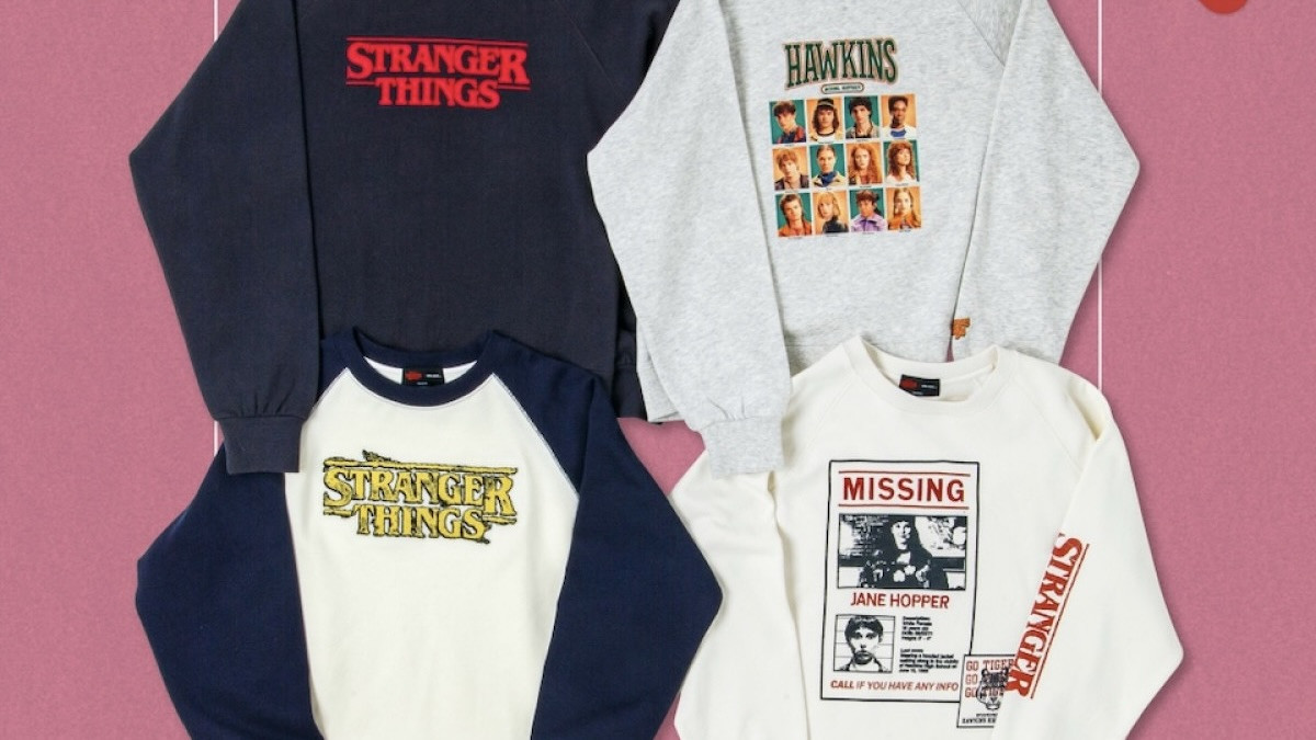 STRANGER THINGS】コラボ配色スウェット（スウェット）｜niko and