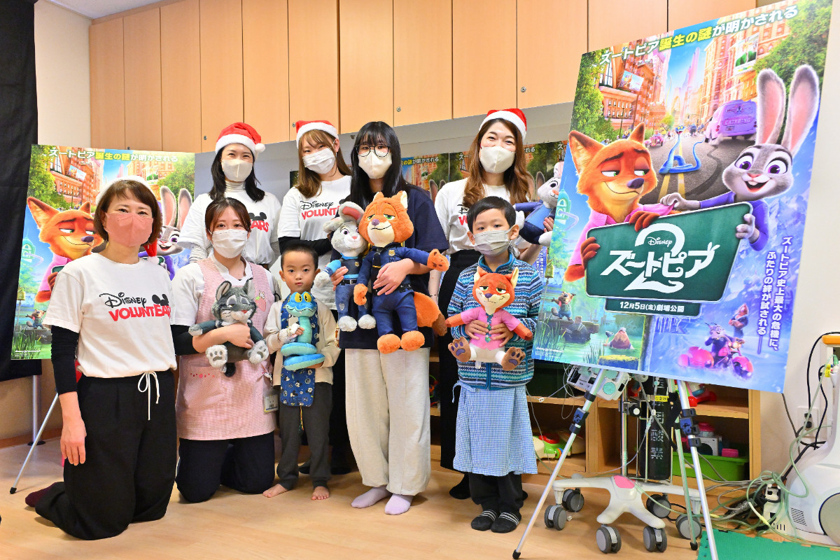20251225_映画『ズートピア２』こども病院向け クリスマス特別上映会 