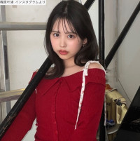 梶原叶渚、ソロショット　※「梶原叶渚」インスタグラム