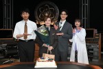 ドラマ『秘密～THE TOP SECRET～』（左から）高橋努、板垣李光人、中島裕翔、門脇麦