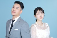 （左から）三山凌輝、久保史緒里