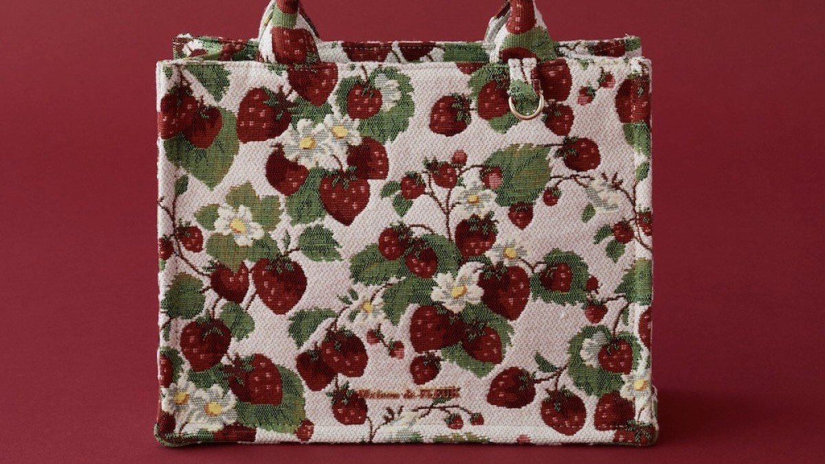 Maison de FLEUR」フランス名門ブランドとコラボ！ ゴブラン織りの“苺 