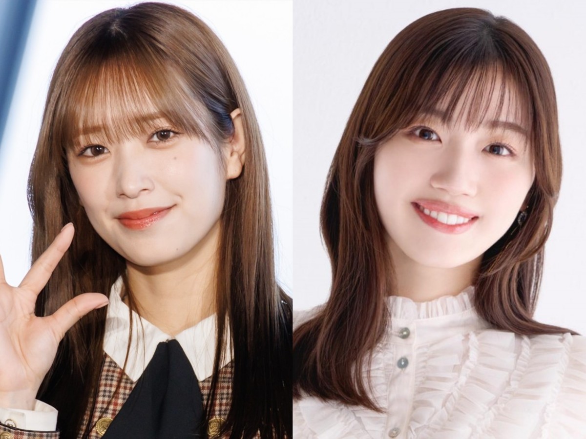 （左から）佐々木久美、佐々木美玲