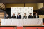 岡山フィルムプロジェクト発表記者会見の様子