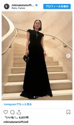 中谷美紀、気品あふれるドレス姿　※「中谷美紀」インスタグラム