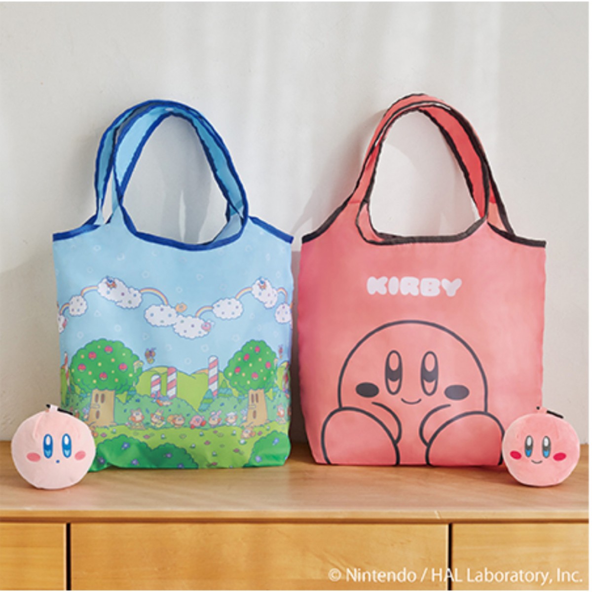 ローソン、『星のカービィ』ぬいぐるみポーチ付きブック登場！　大容量サイズのエコバッグ付き