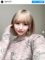 重川茉弥、ボブヘア姿を披露　※「重川茉弥」インスタグラム