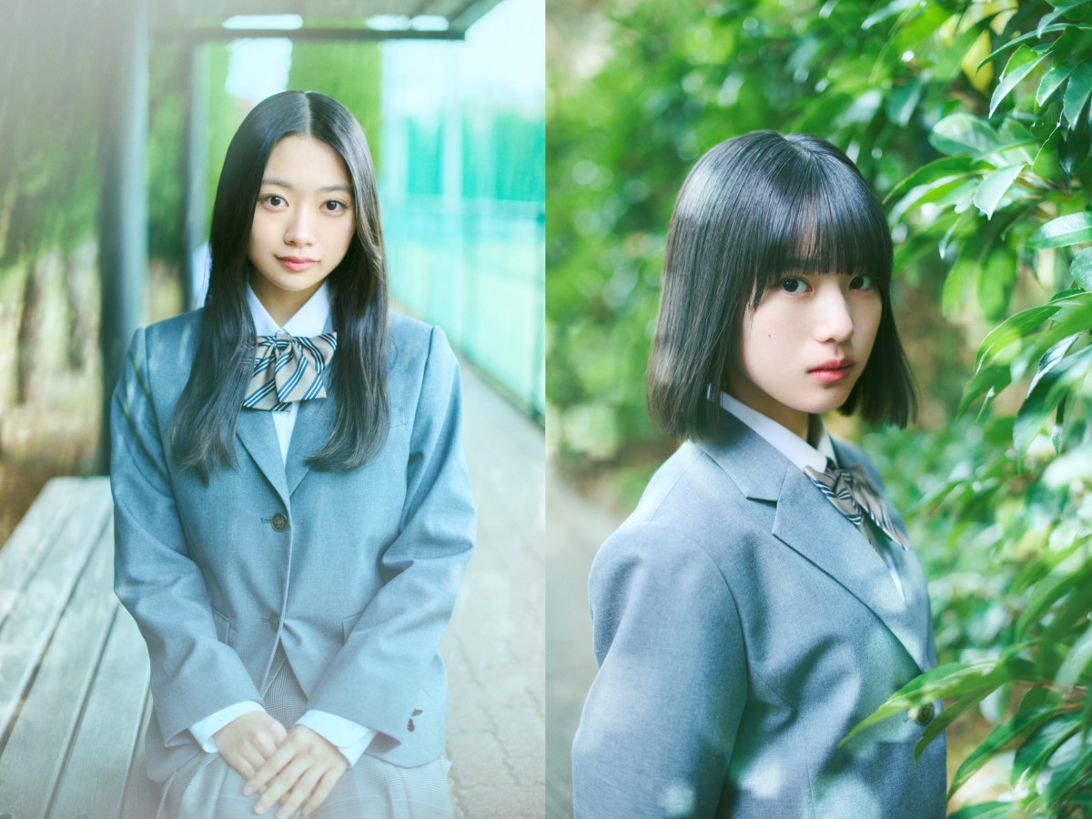(左から)乃木坂46・6期生の小津玲奈、増田三莉音