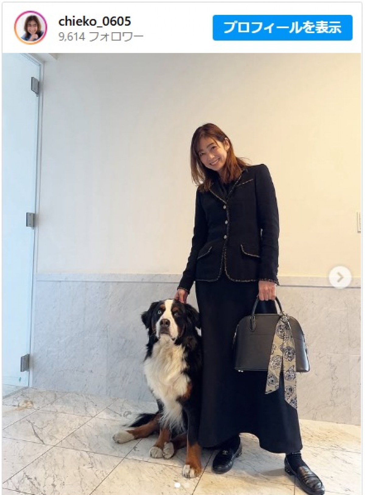 小野千恵子、卒業式コーデが美しい　※「小野千恵子」インスタグラム