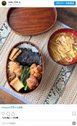 誠子、手作り料理　※「誠子」インスタグラム