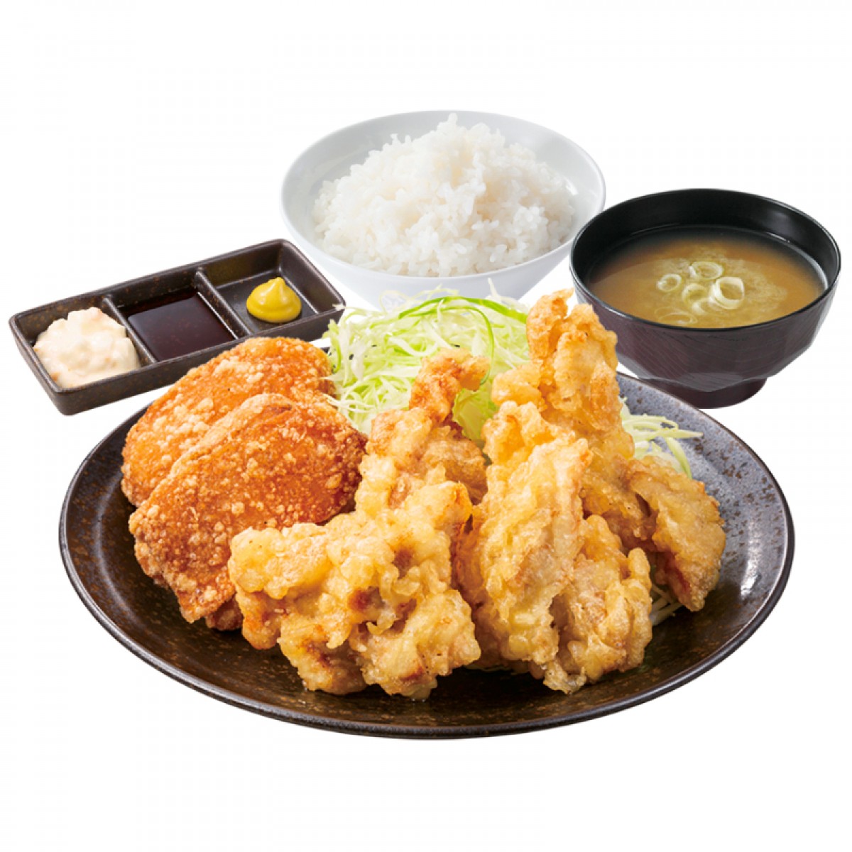 からやま「とり天合盛り定食」が今年も発売！ “自家製タルタル”で食べる「とり天丼」も誕生