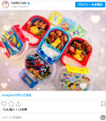 平愛梨、息子たちのお弁当　※「平愛梨」インスタグラム